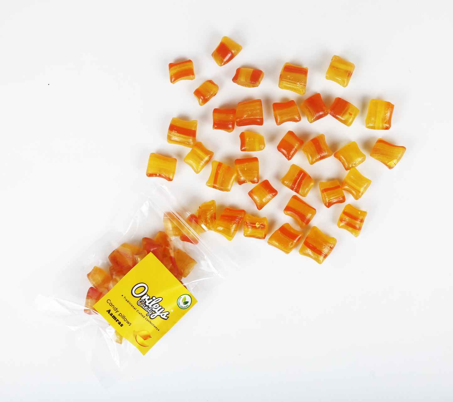 Aamras Pillow Candy | Pack of 6 | Hard Candy | Orileys