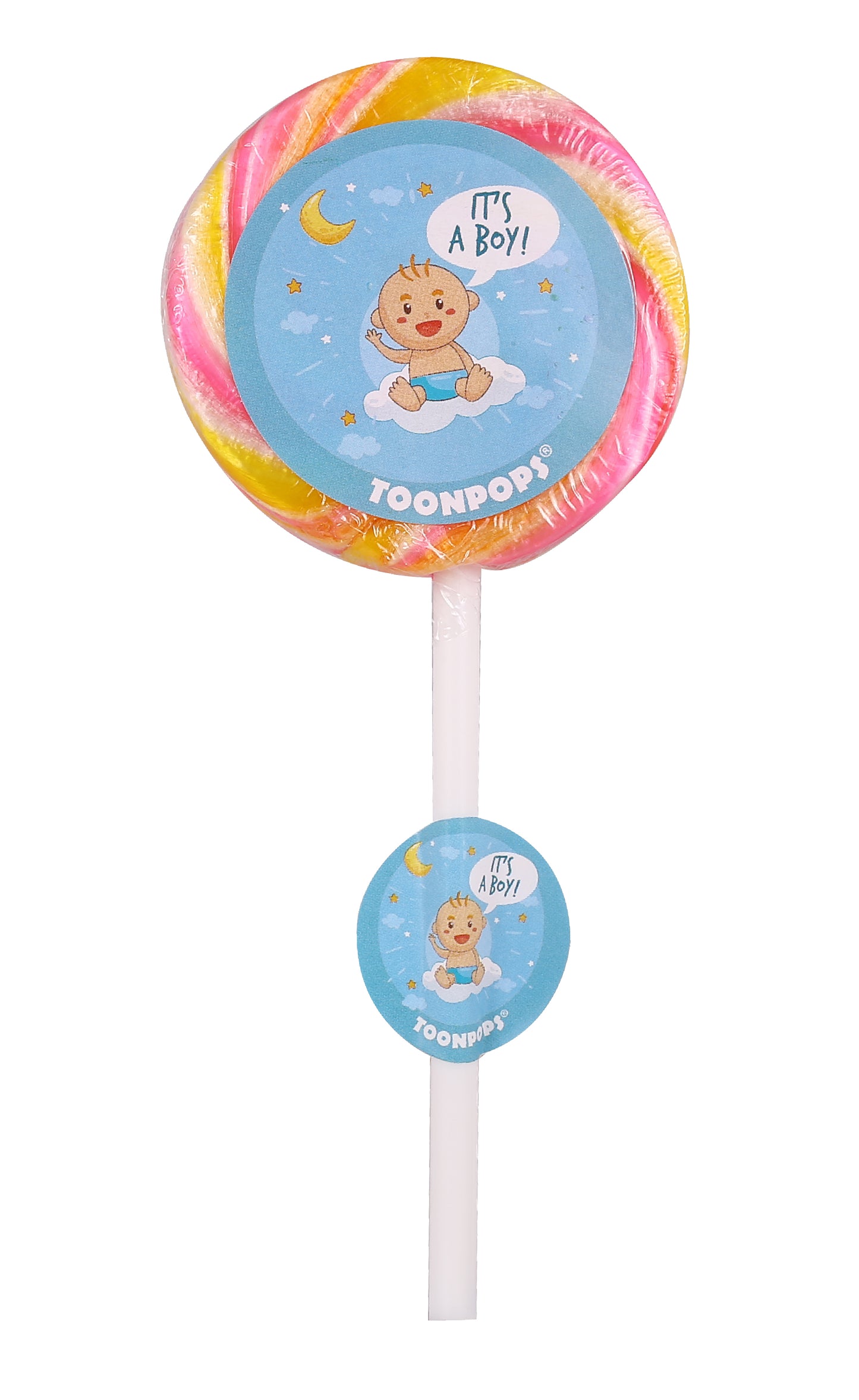 It's a Boy Pack | Cartoon Lollipops | Pack  of 60 | Toonpops