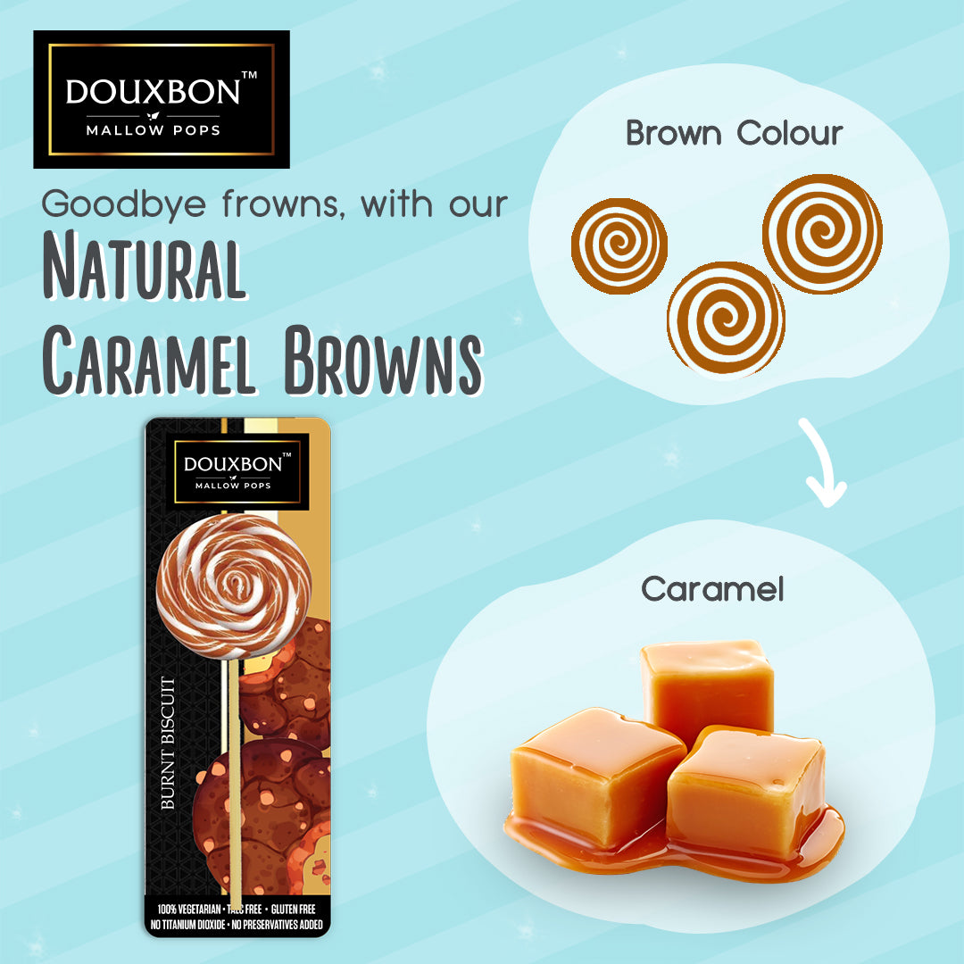 Douxbon Mallowpops - Burnt Biscuit - 50 grams