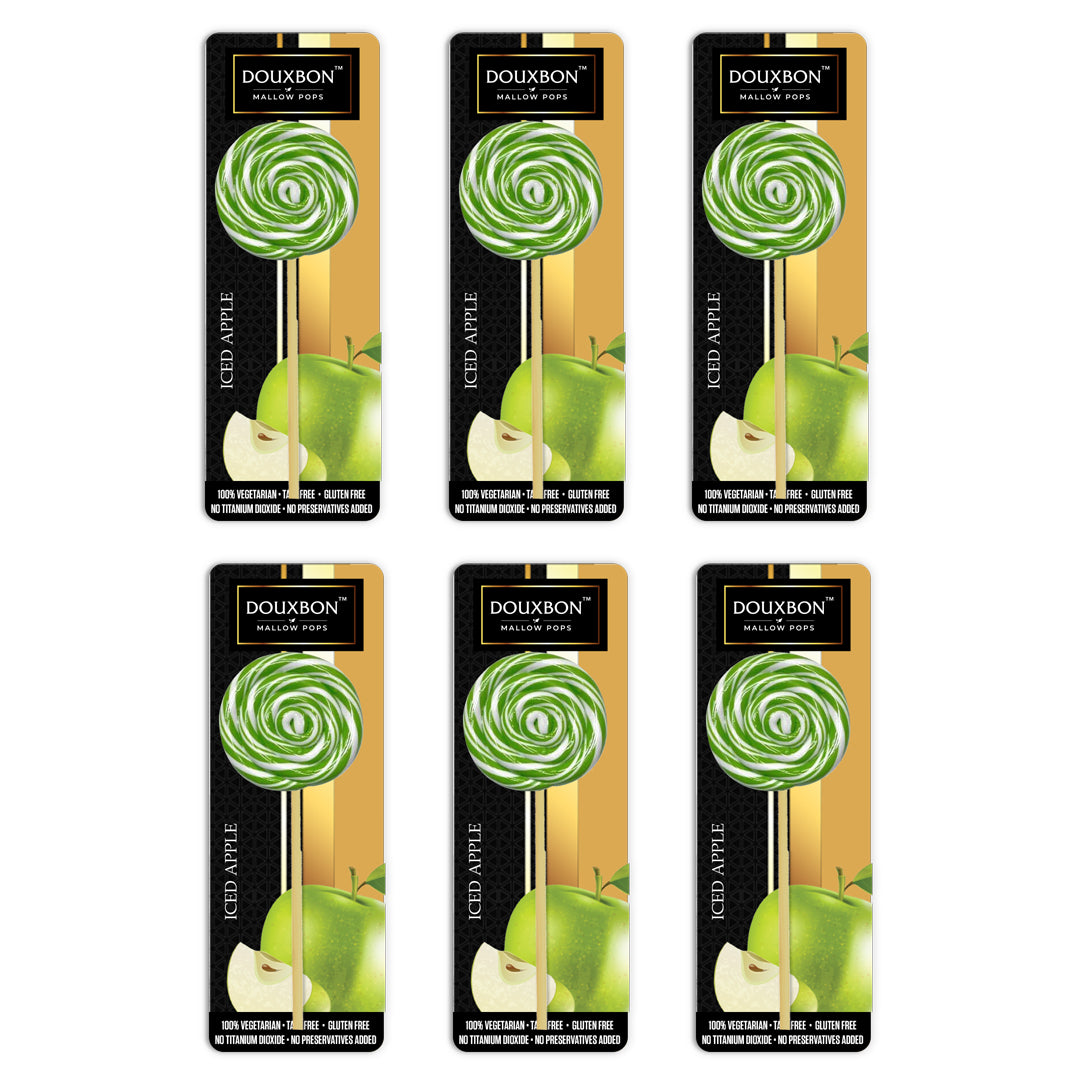 Douxbon Mallowpops - Iced Apple - 50 grams