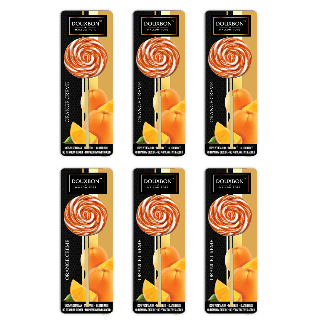 Douxbon Mallowpops - Orange Creme - 50 grams