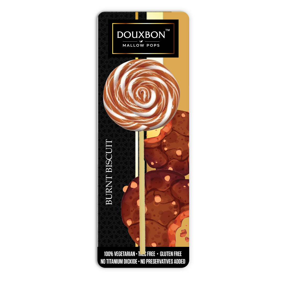 Douxbon Mallowpops - Burnt Biscuit - 50 grams