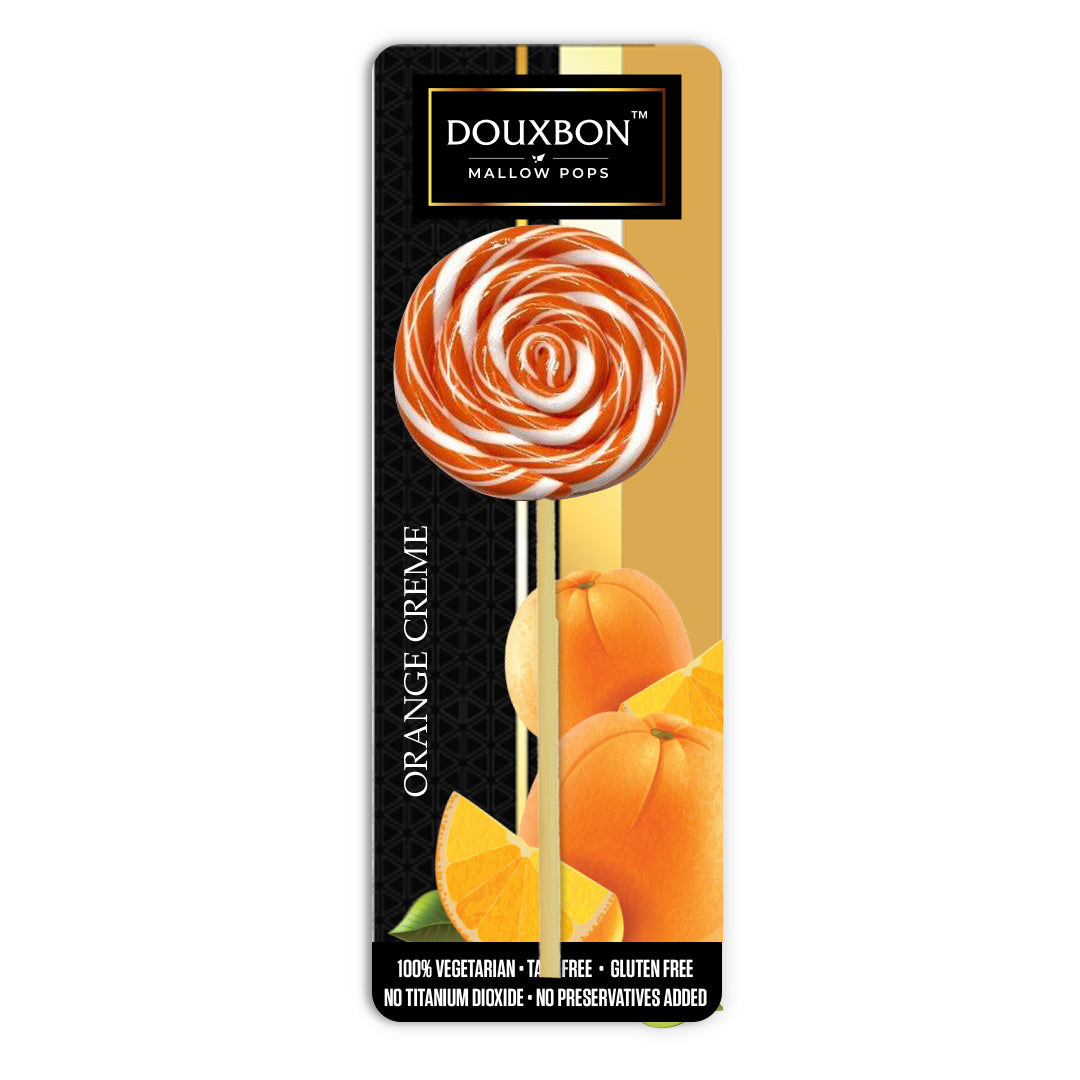 Douxbon Mallowpops - Orange Creme - 50 grams