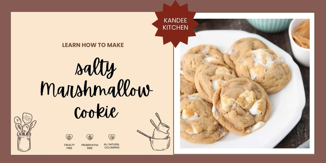 Salty Marshmallow Cookies | Kandee Kitchen