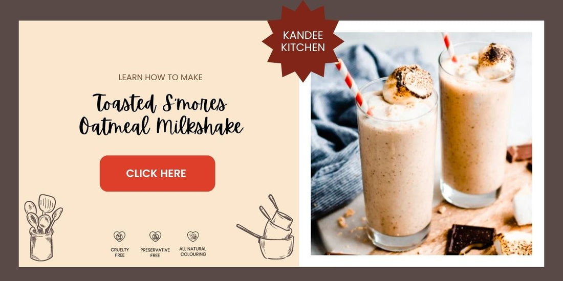 Toasted S’mores Oatmeal Milkshake | Kandee Kitchen
