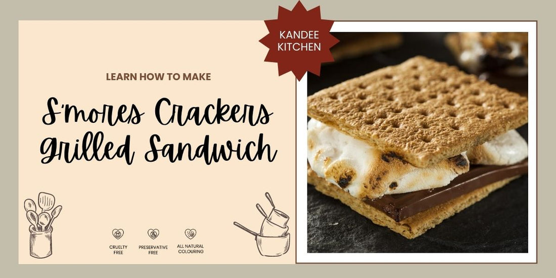 S’mores Crackers Grilled Sandwich | Kandee Kitchen