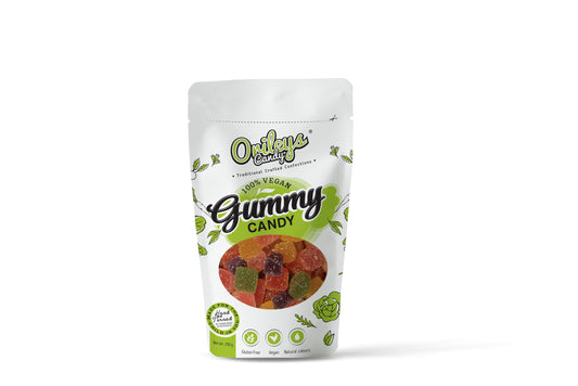 Orileys Vegan Jujubes Gummy Candy - Assorted Fruit Flavour