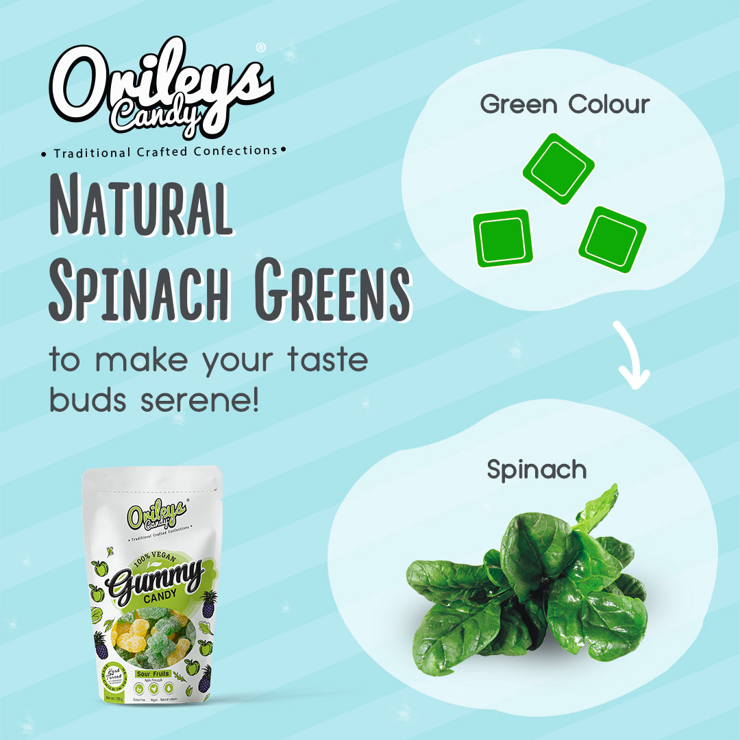 Sour Fruits | Gummy Candy | Vegan Jelly | Orileys