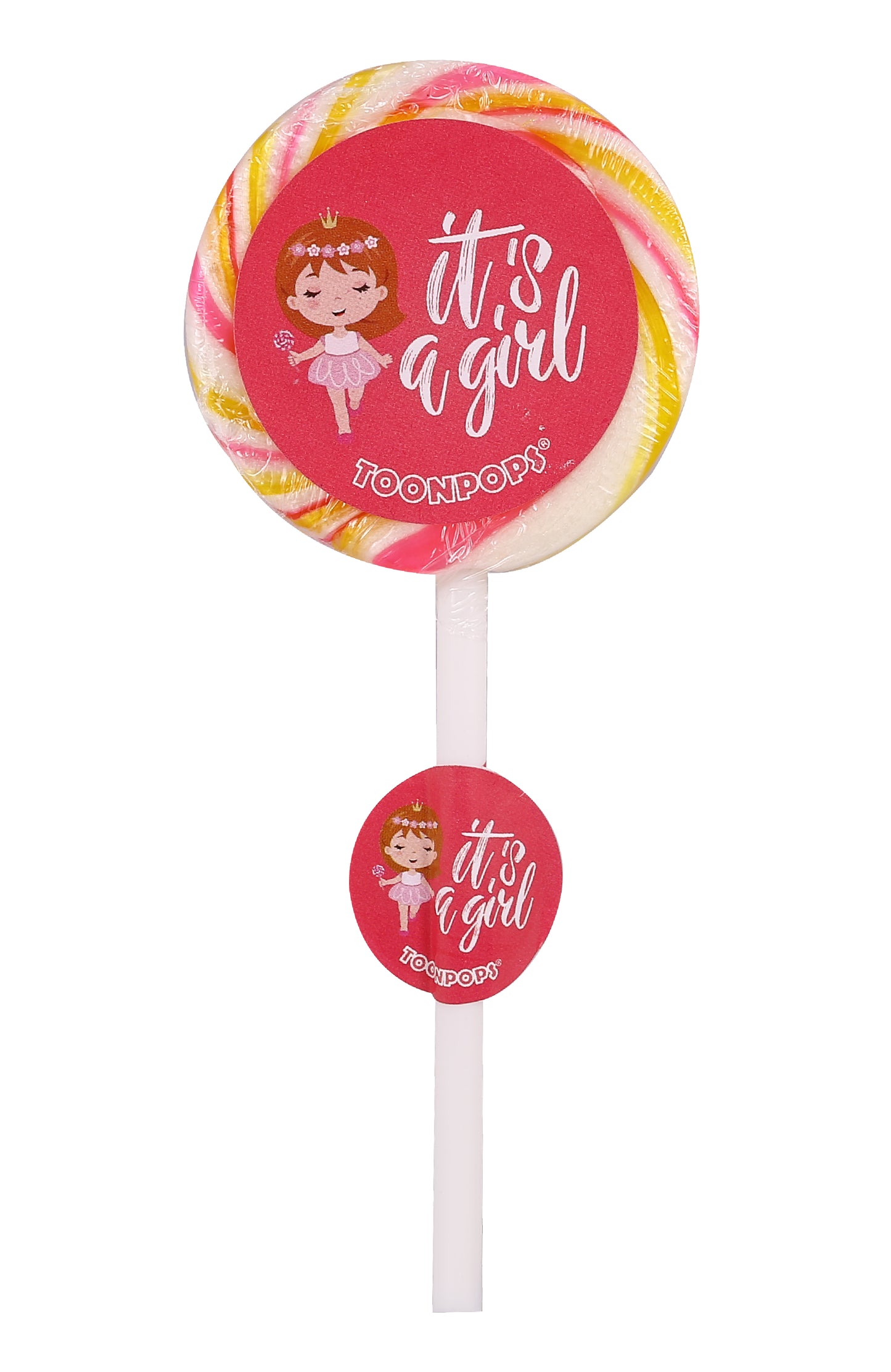 It's a Girl Pack | Cartoon Lollipops | Pack  of 60 | Toonpops