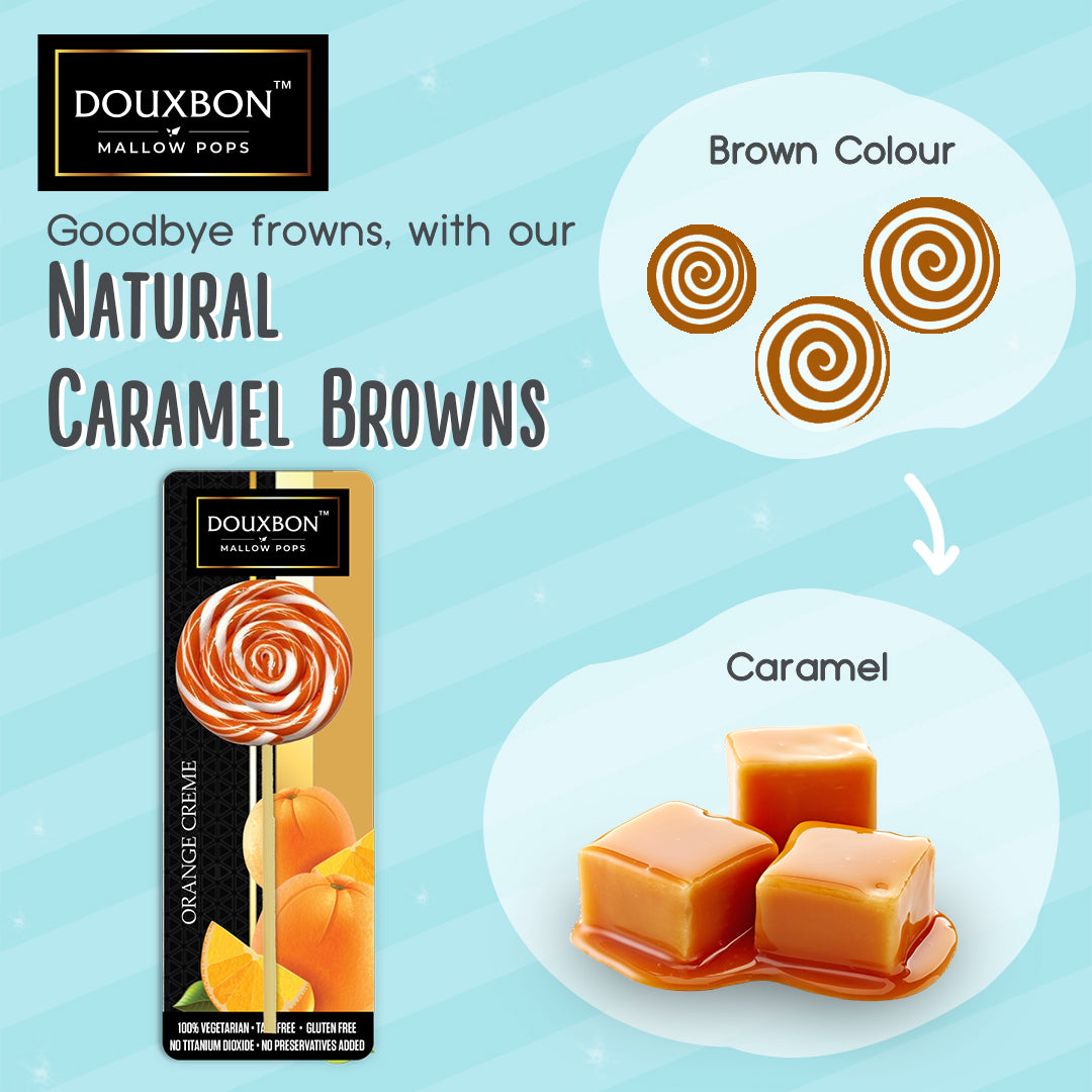 Douxbon Mallowpops - Orange Creme - 50 grams