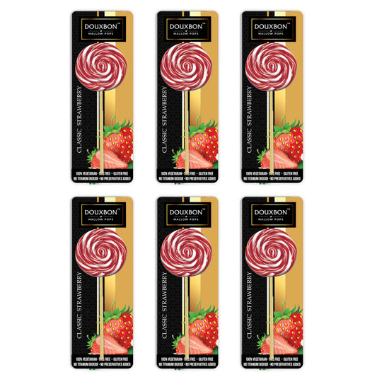 Douxbon Mallowpops - Classic Strawberry - 50 grams