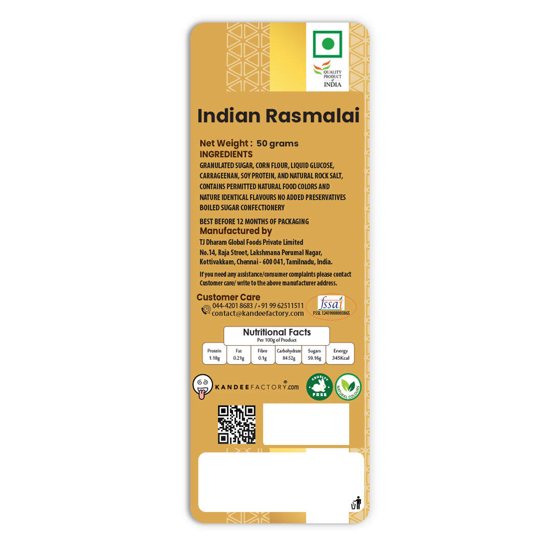 Douxbon Mallowpops - Indian Rasmalai - 50 grams