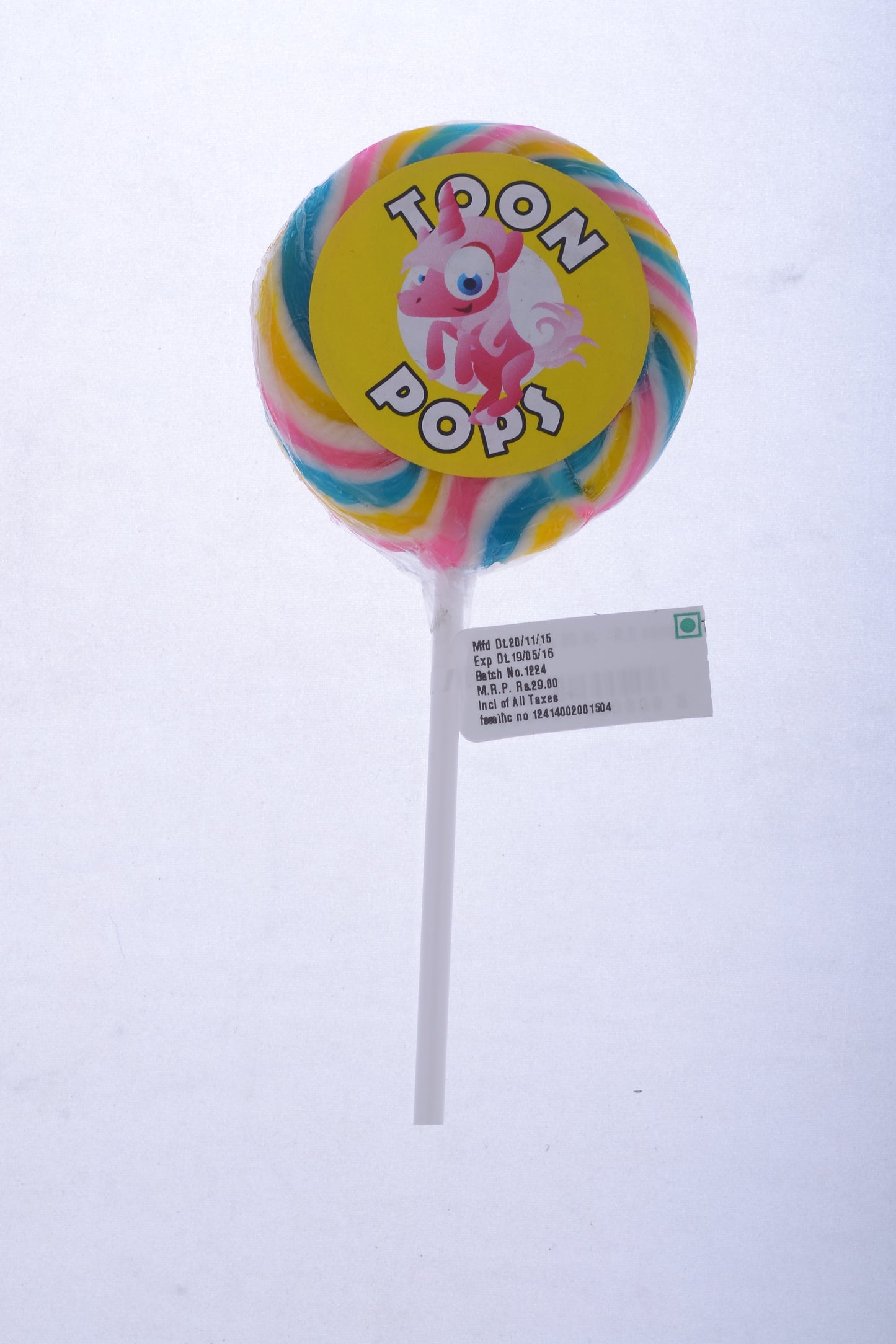 Assorted Fruit | Cartoon Lollipops | Pack  of 60 | Toonpops