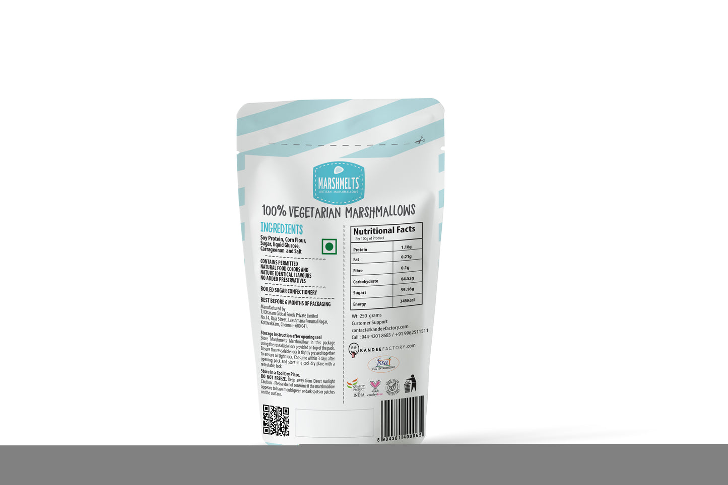 VEG MINI MARSHMALLOWS VANILLA MIST-250g