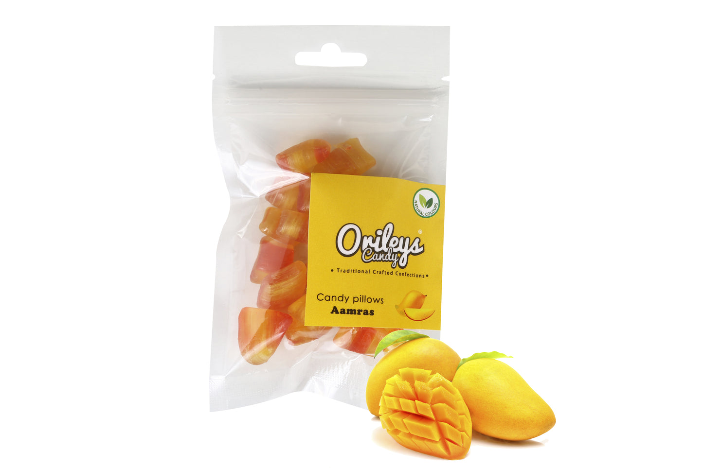 Aamras Pillow Candy | Pack of 6 | Hard Candy | Orileys