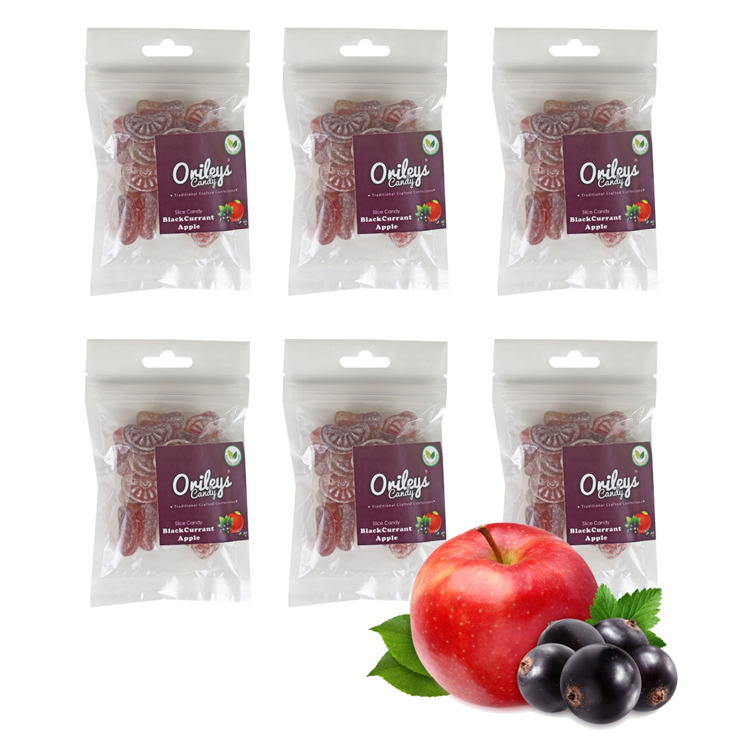 Blackcurrant Apple | Pack of 6 | Hard Candy | Orileys