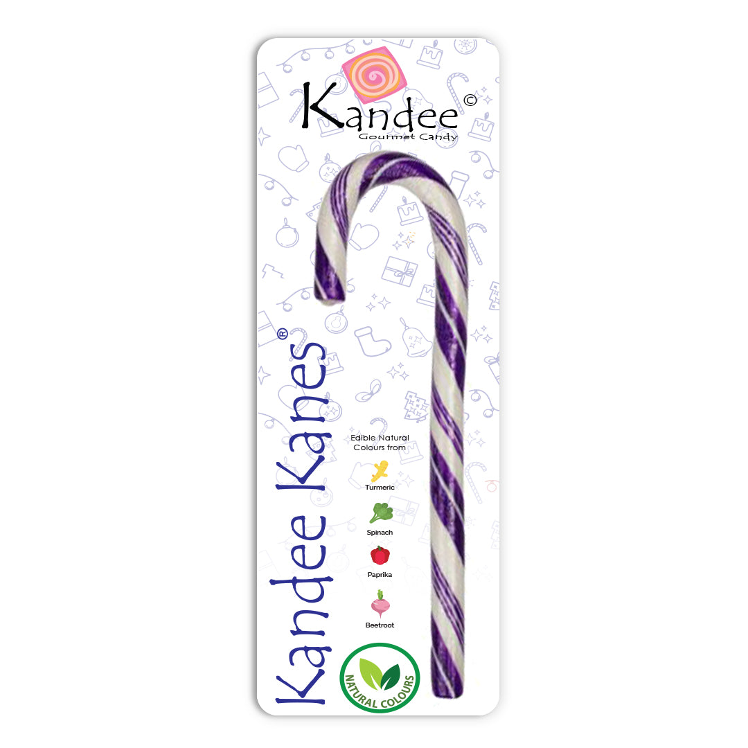 Kandee Kane - Blueberry Blast  - 5.5" - Set of 12 Candy Canes
