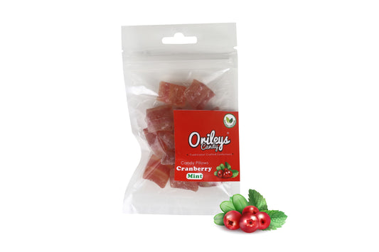 Cranberry Mint Candy | Pack of 6 | Hard Candy | Orileys