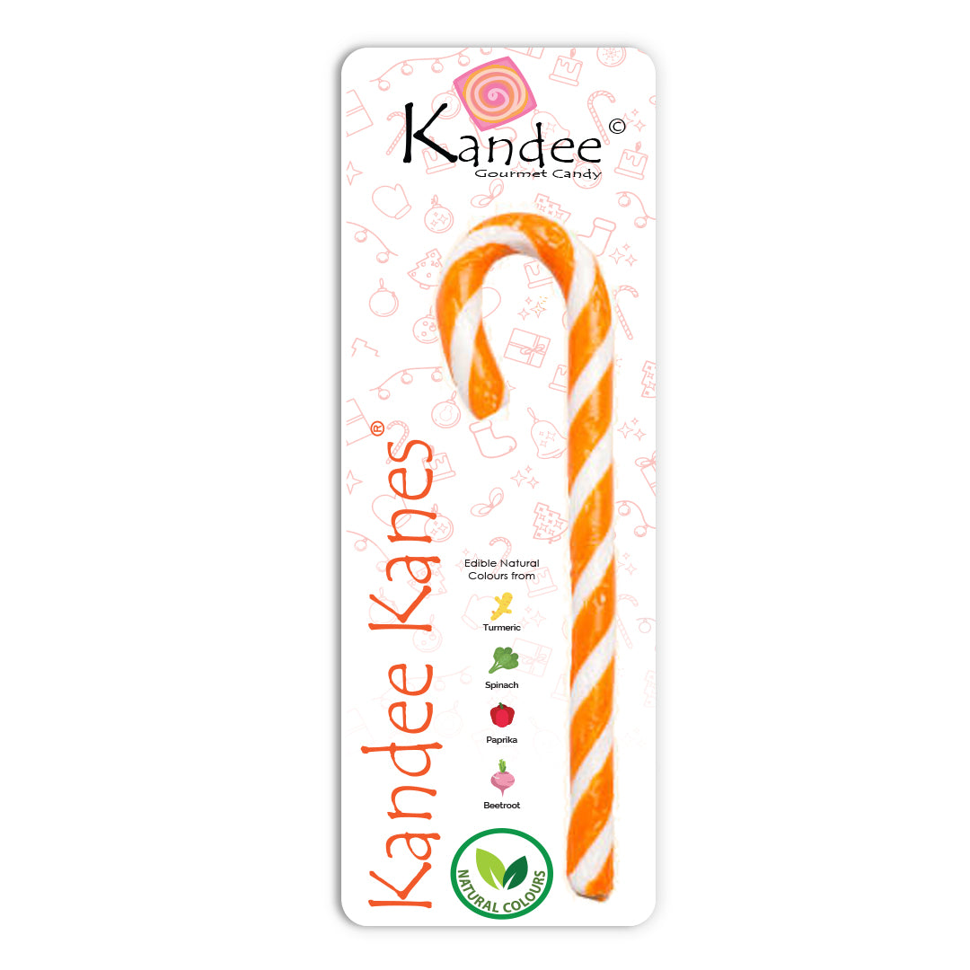 Kandee Kane - Orange Creme - 5.5" - Set of 12 Candy Canes